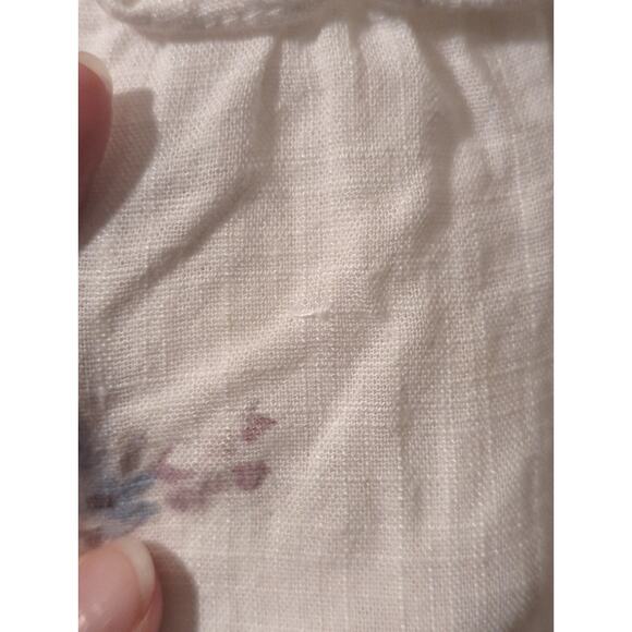 RTR Splendid Livia White Floral Print Split Neck Sleeveless Midi Dress Size XS - Picture 6 of 9